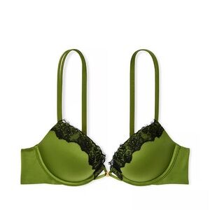 Victorias Secret Very Sexy Smooth Lace-Trim Push-Up Bra